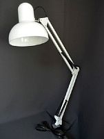 Светильник настольный на струбцине Мелодия Света Е27 40Вт  Белый картинка 